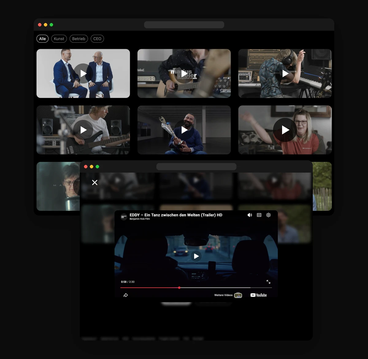 YouTube Mediathek